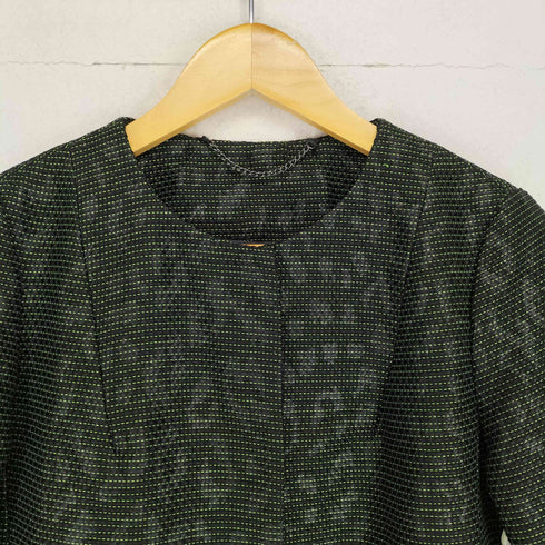 トップショップ TOPSHOP スナップボタンノーカラーコート レディース  34